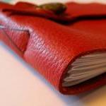 Handmade Red Leather Journ..